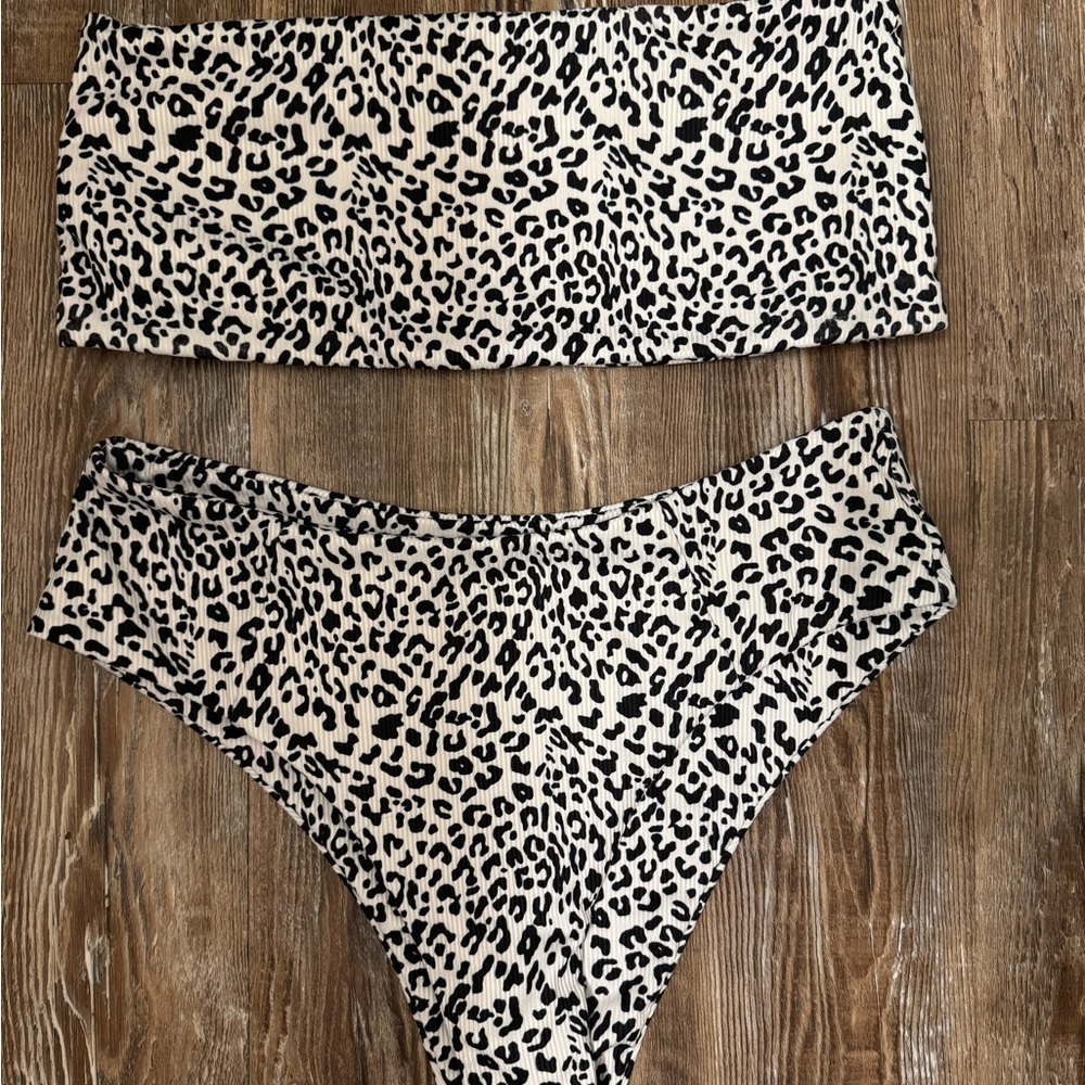 Leopard Print Bikini Set